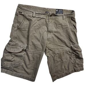 KUHL Shorts Mens 36 Mountain Cargo Rugged Hiking Tactical Utility Vintage Patina